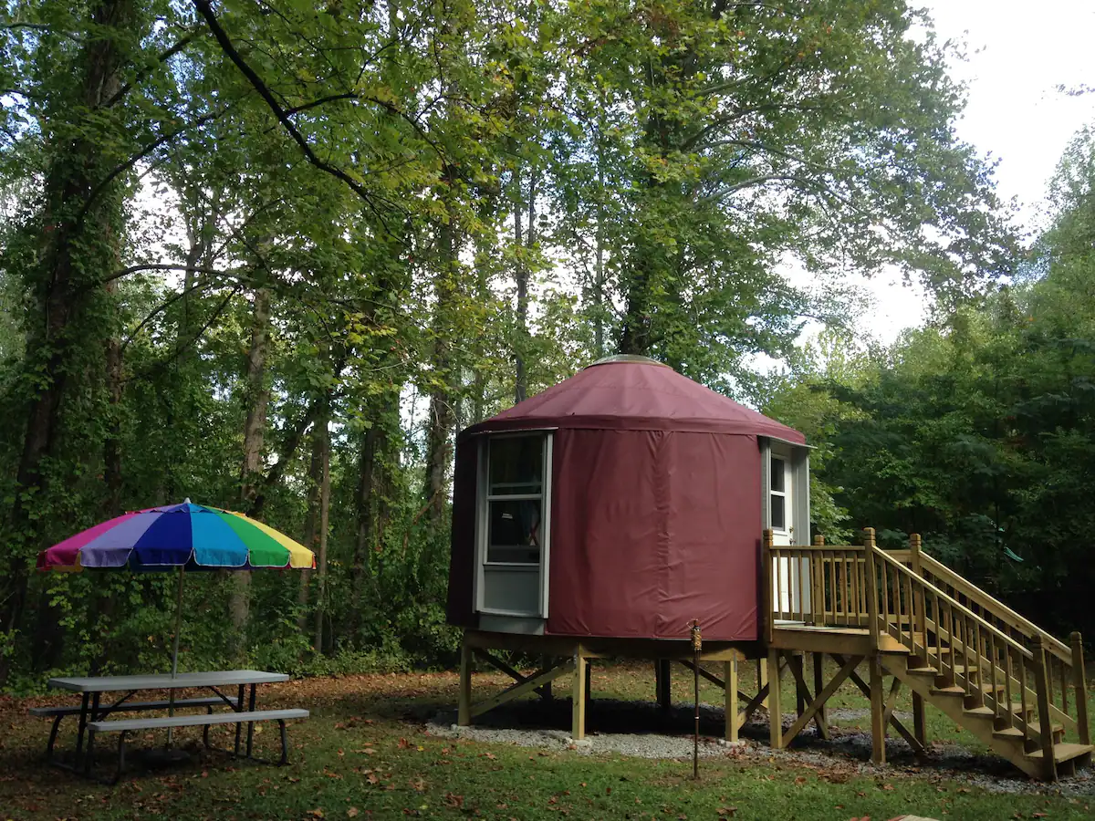 Magical Yurt Escape into the Woods