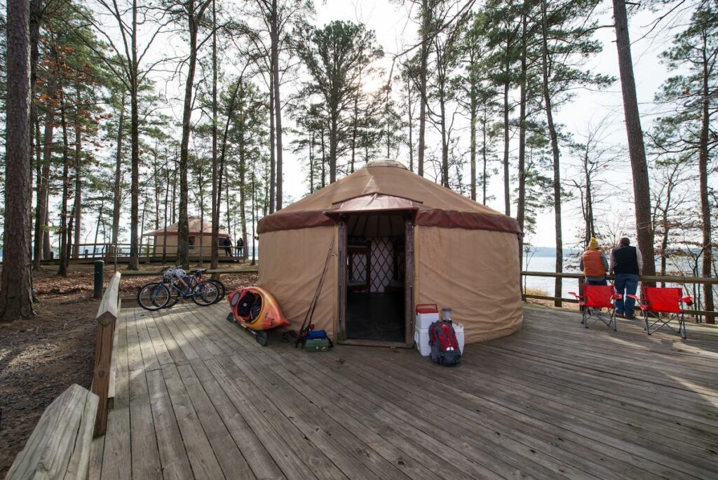 13 Best Yurts in Arkansas To Rent For a Glamping Getaway Yurt Trippers