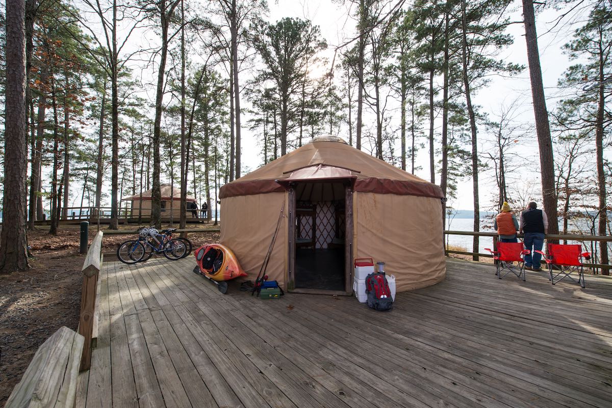 Petit Jean State Park Yurts Arkansas