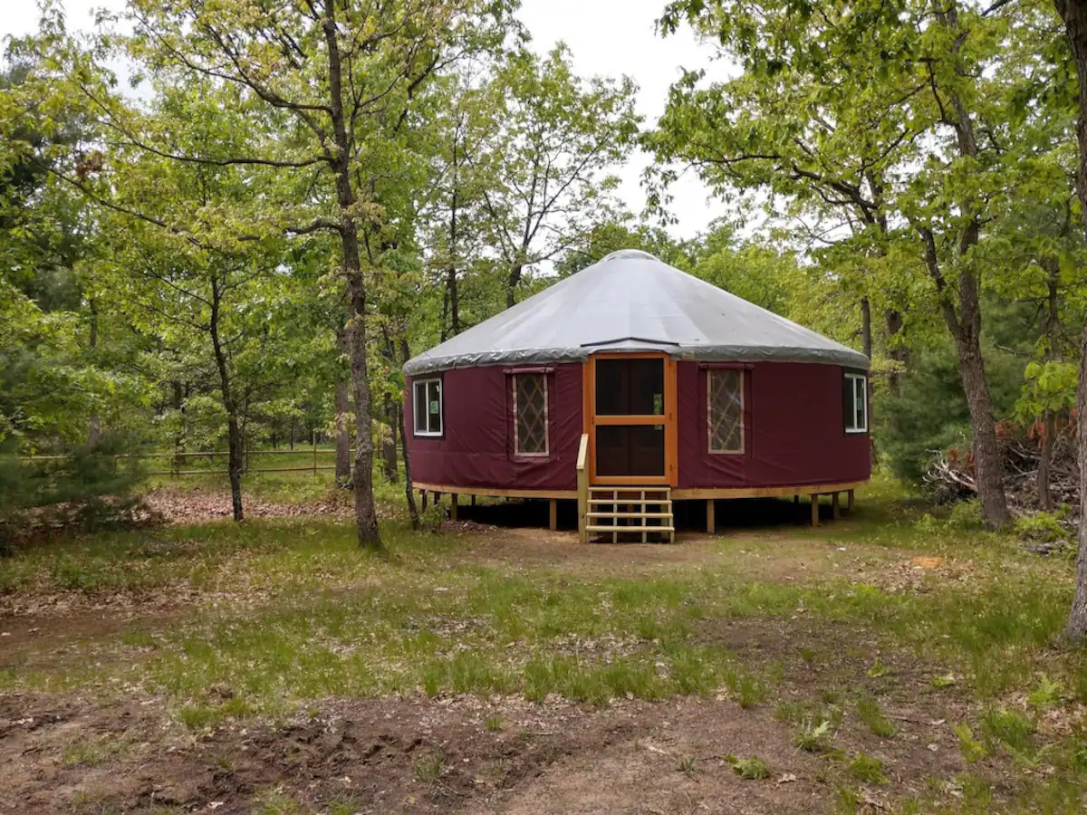 Simple Lyfe Modern Yurt Rental Michigan