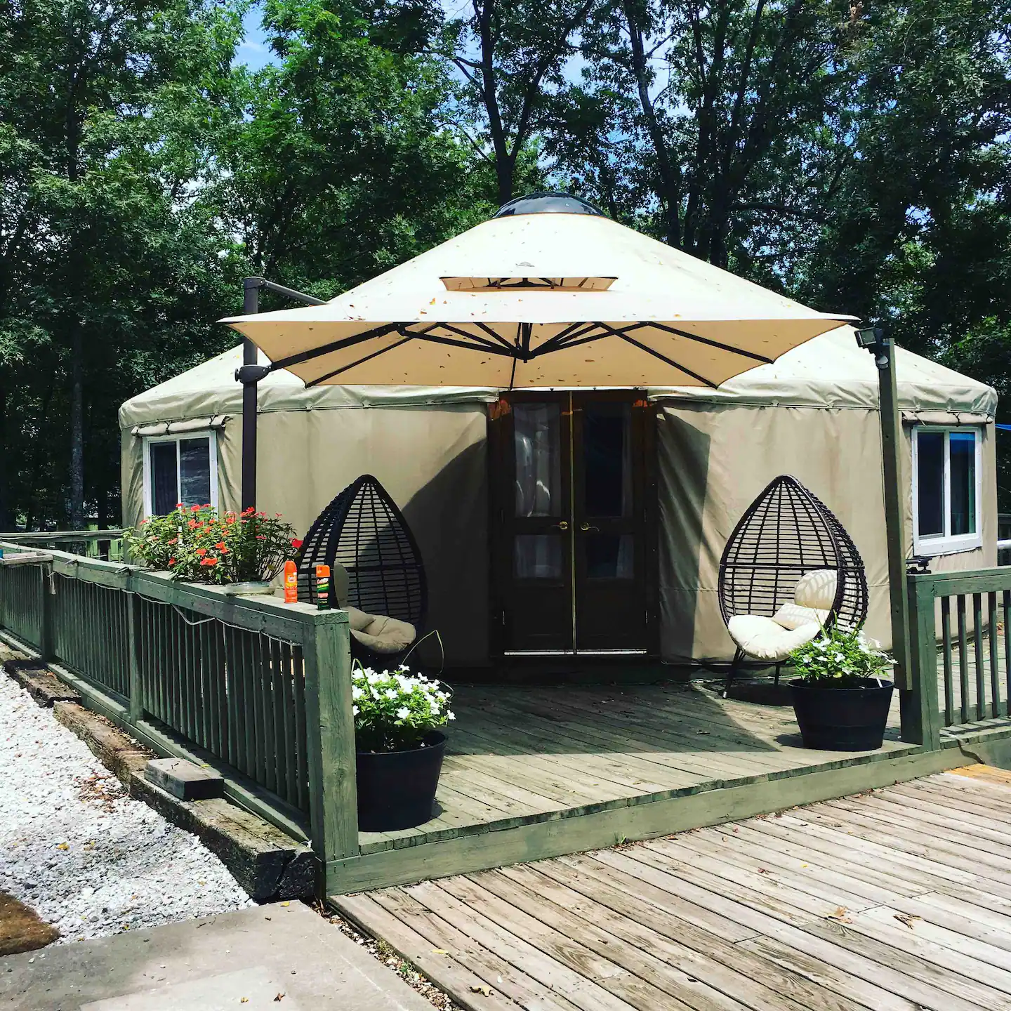 The Yurt Retreat in Northwest Arkansas