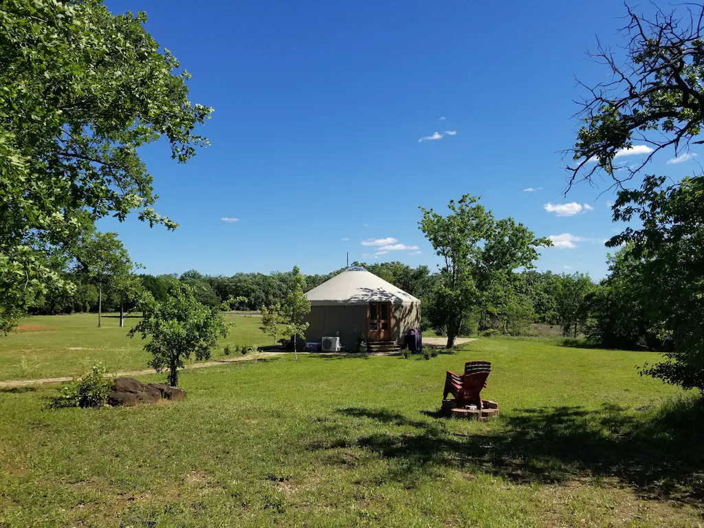 Yurt Glamping at Lake Grapevine, Texas