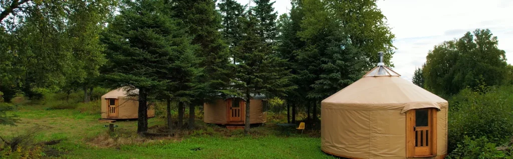 Alaska Glamping Yurts