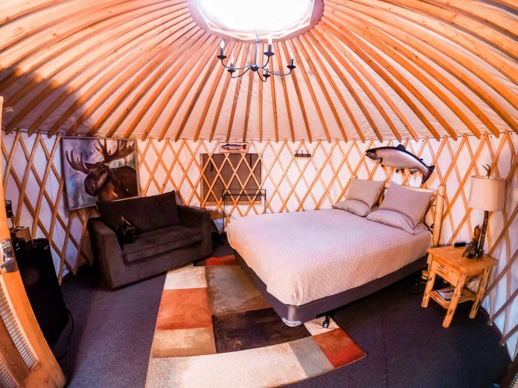 Alaska Yurt Rentals for Glamping
