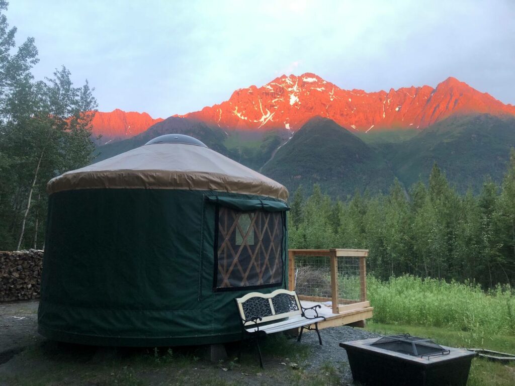 Best Glamping Yurts in Alaska