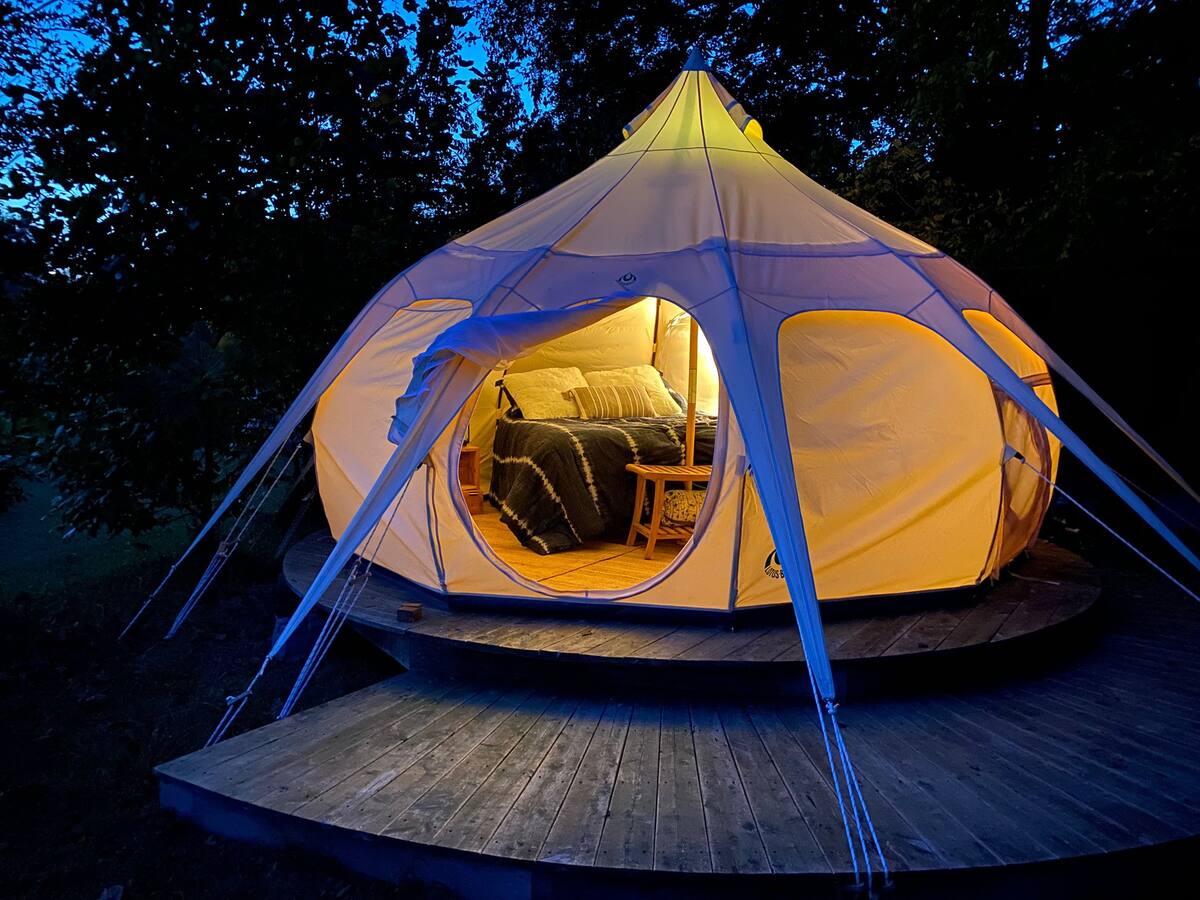 12 Best Yurts in Kentucky To Rent For a Glamping Getaway Yurt Trippers