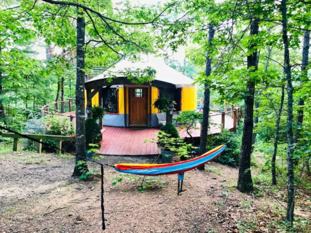 Colorful Yurt Rental in Virginia