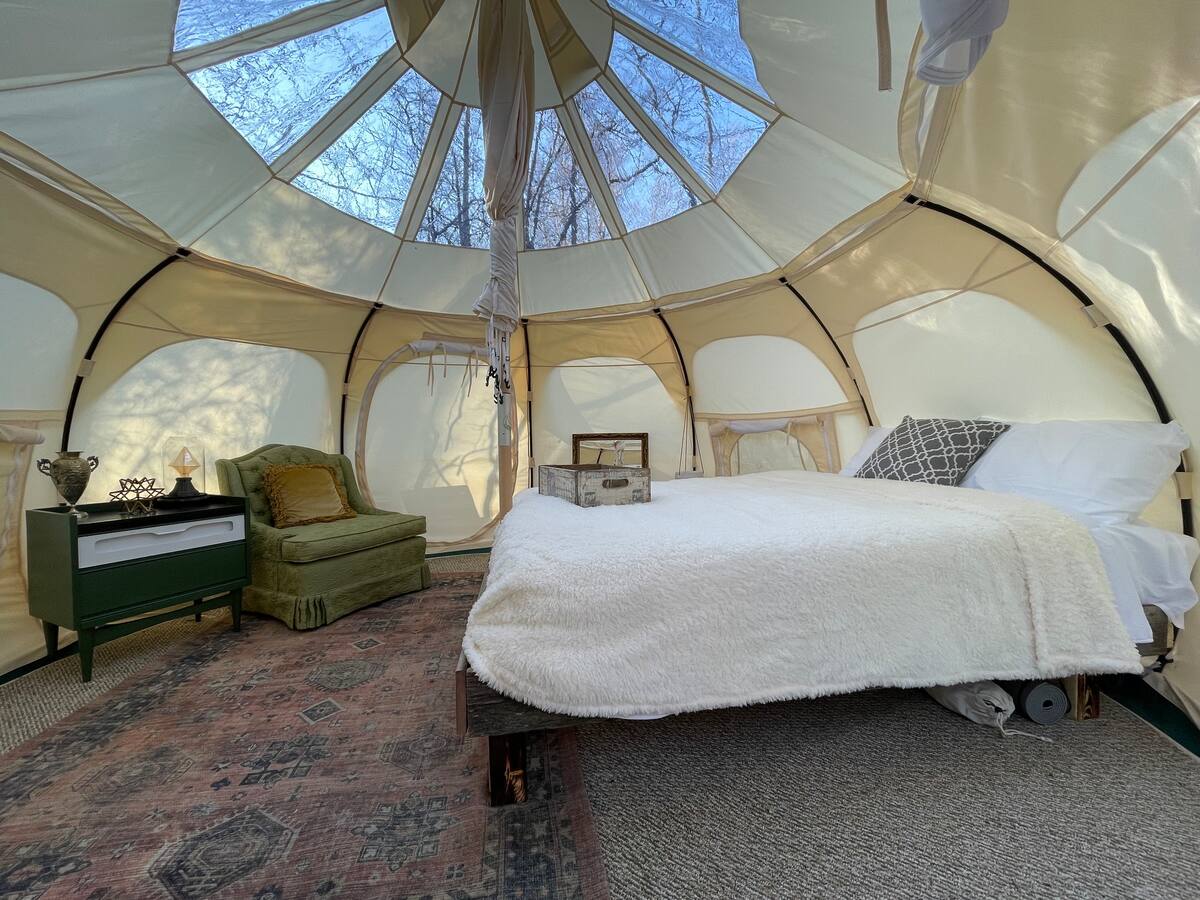 12 Best Yurts in Kentucky To Rent For a Glamping Getaway Yurt Trippers