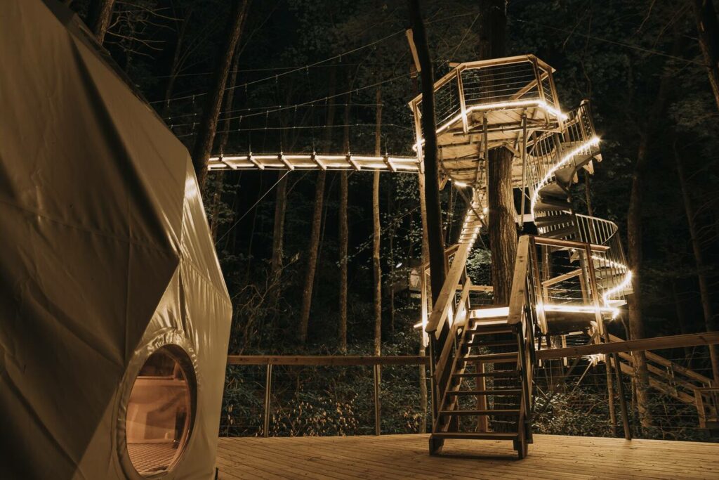 Kentucky Luxury Yurt Camping