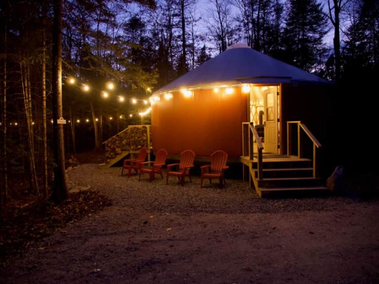 15 Best Yurts In Maine To Rent For a Glamping Getaway Yurt Trippers