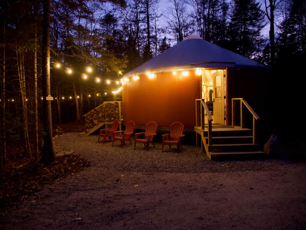 15 Best Yurts In Maine To Rent For a Glamping Getaway Yurt Trippers
