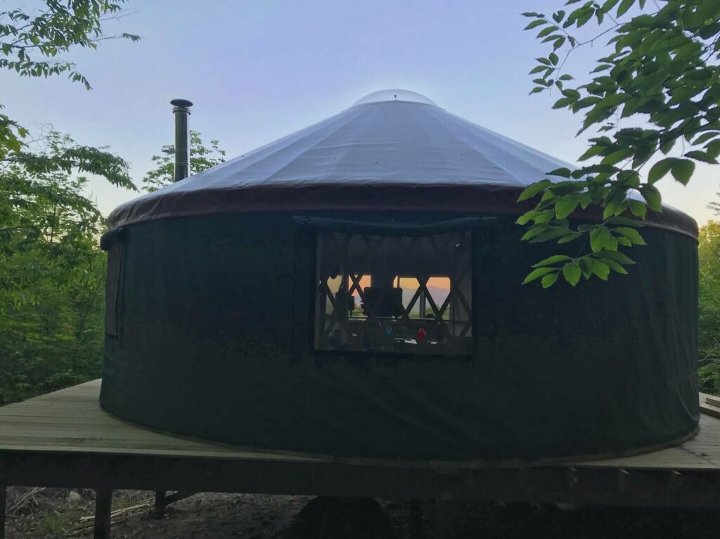 Mountain Yurt Rental New England