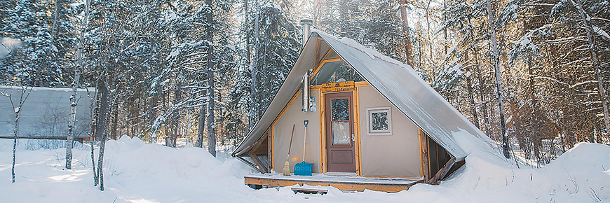 Parks Canada Glamping Yurt