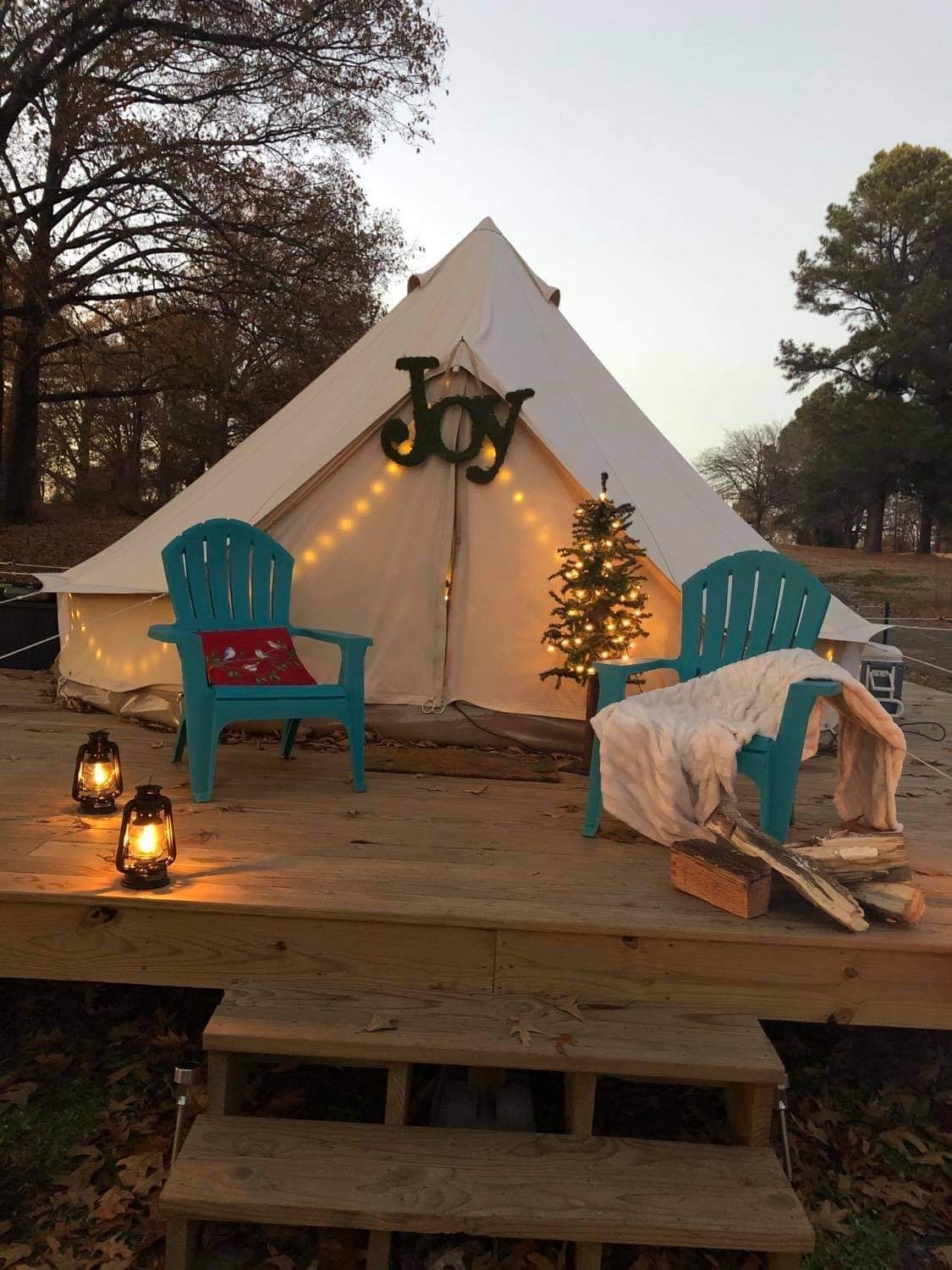 15 Best Yurts In Tennessee To Rent For A Glamping Getaway Yurt Trippers   Teneesse Serendipity Resort Yurt 