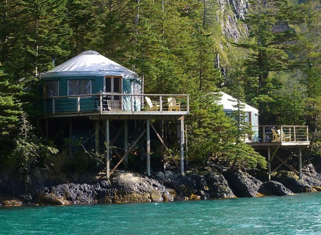 Water Front Yurt Rental Alaska