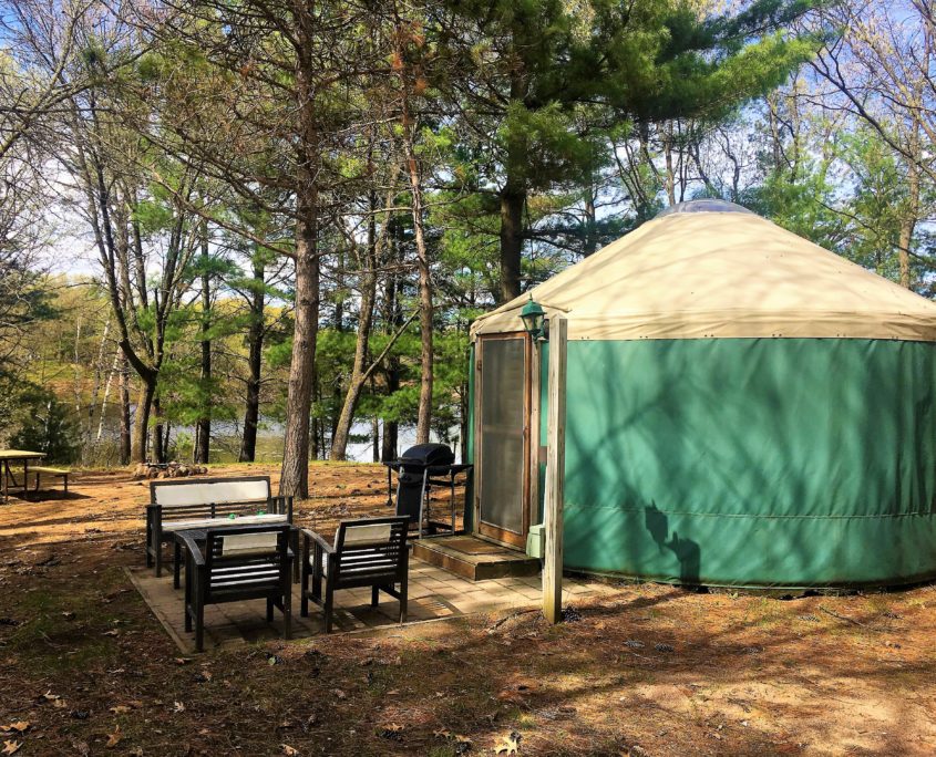 Waupaca S'more Fun Campground Yurts