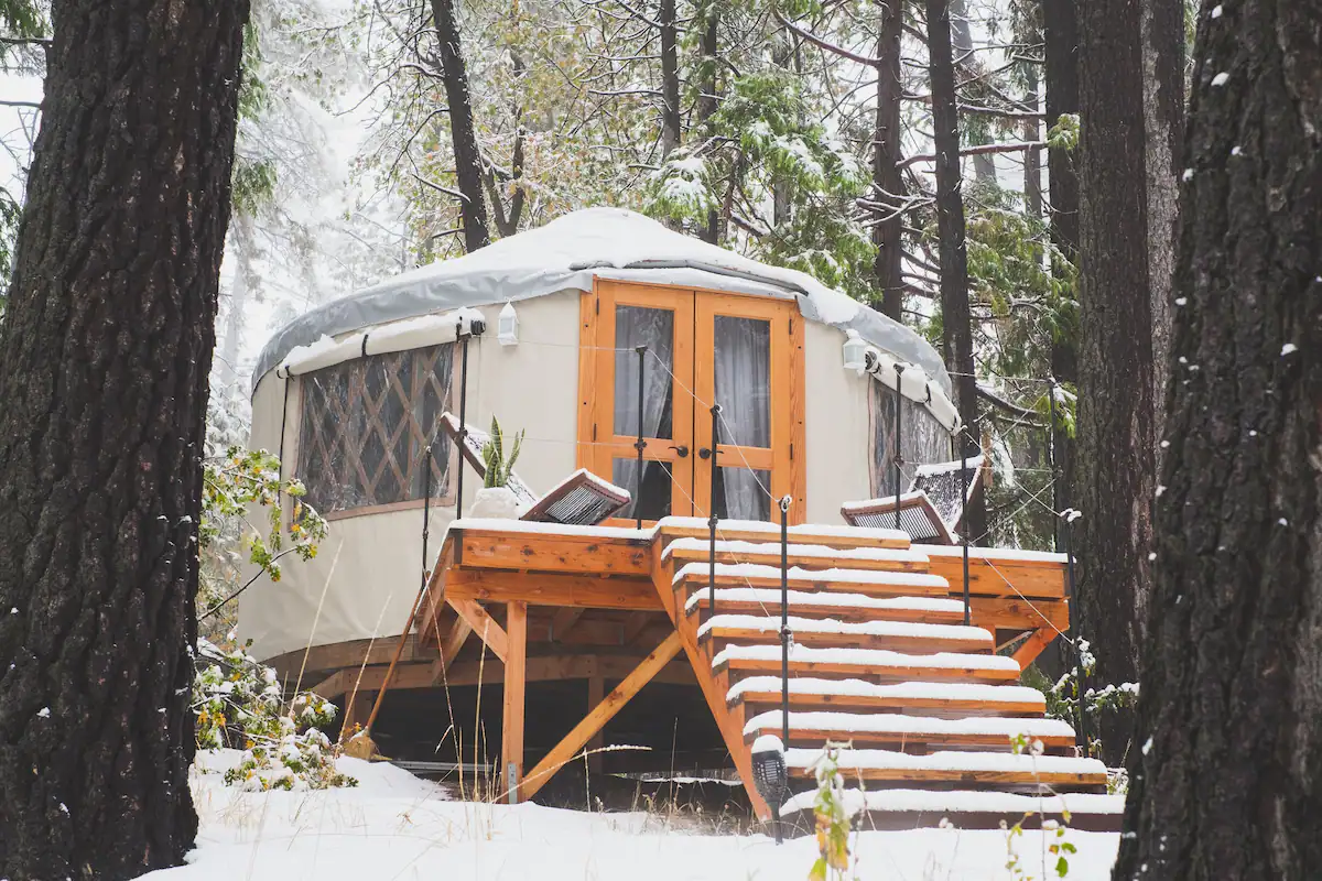 Winter Yurt California
