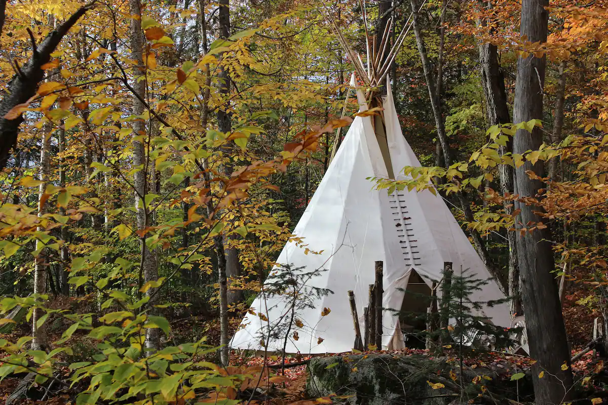 Tipi Yurt Stay in Canada