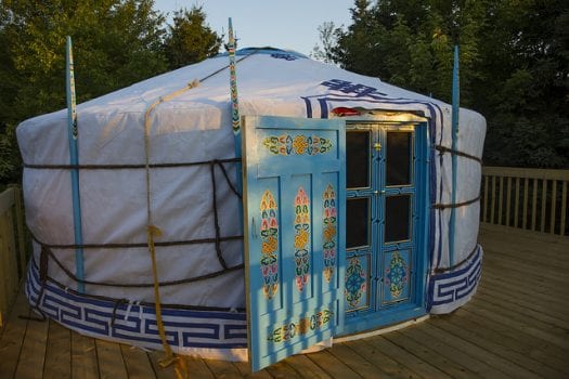 cabotshores canada glamping yurt