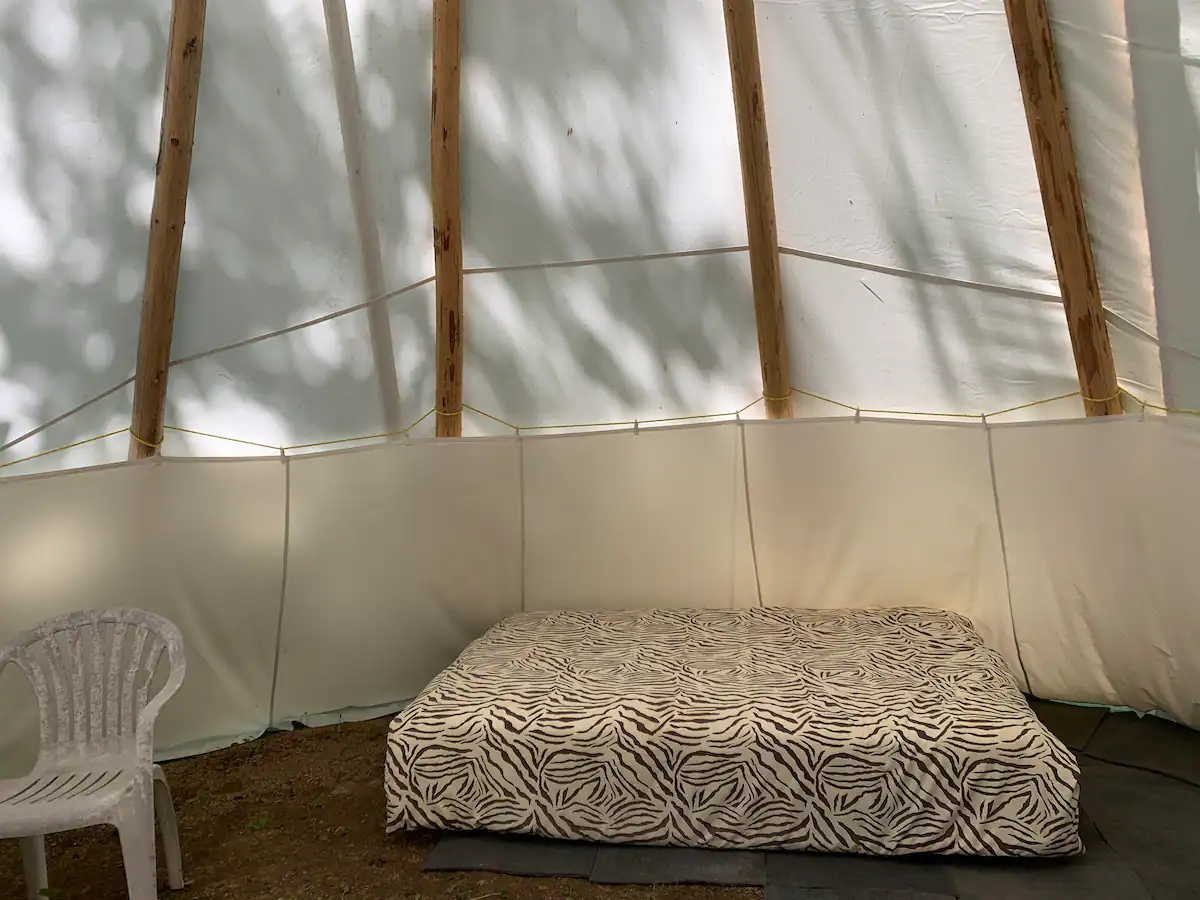 Tipi Yurt Stay in Canada
