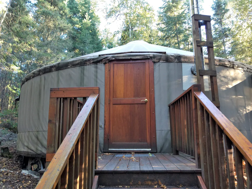 Eagle Yurt at Wilderness Wind - Yurts in Minnesota