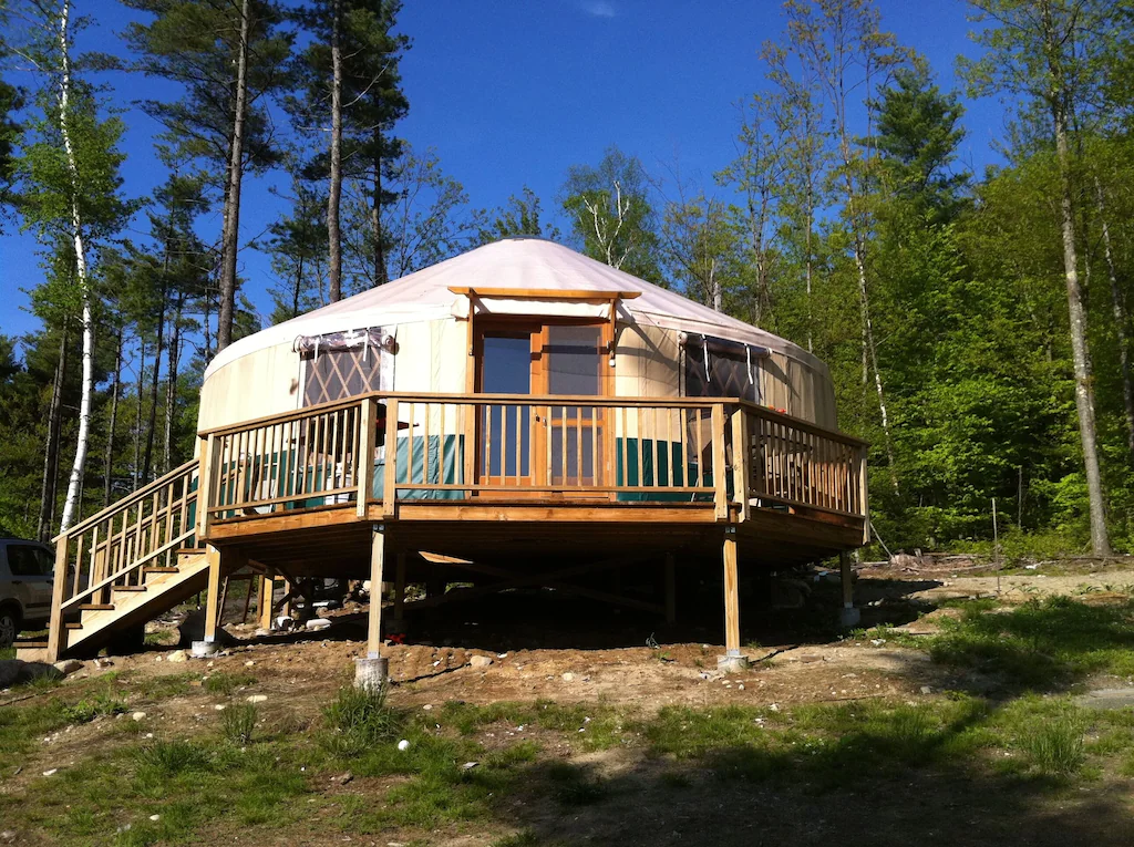 Modern Adirondack Yurt