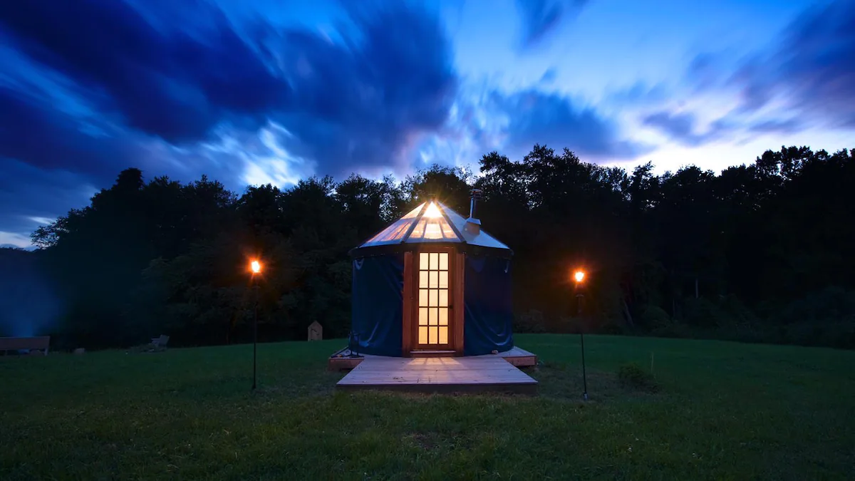 Moon Lodge Yurt Rental New York