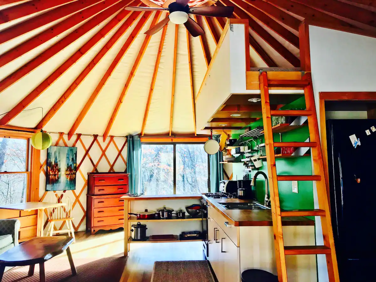 Secluded Yurt in the Heart of the New River Gorge