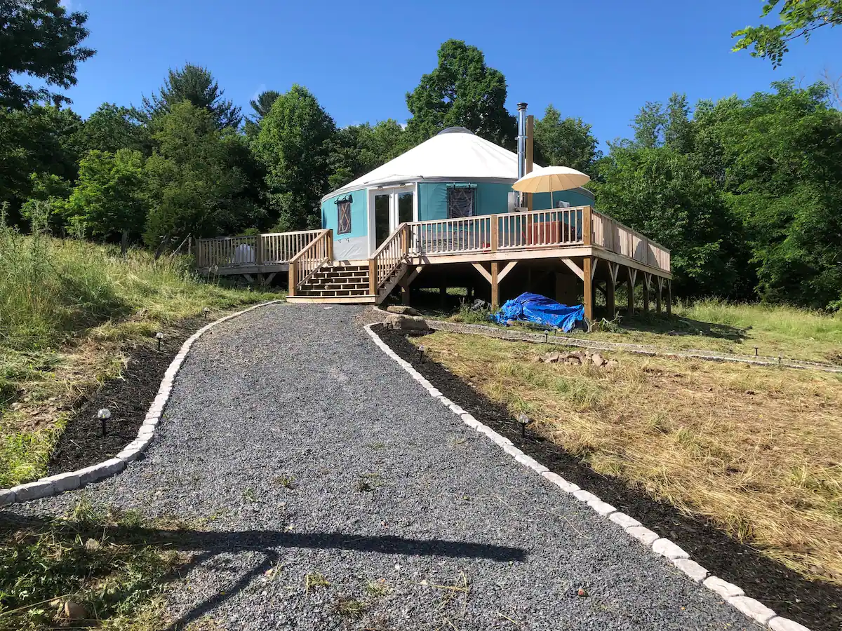 Solar Solitude Yurt Rental West Virginia