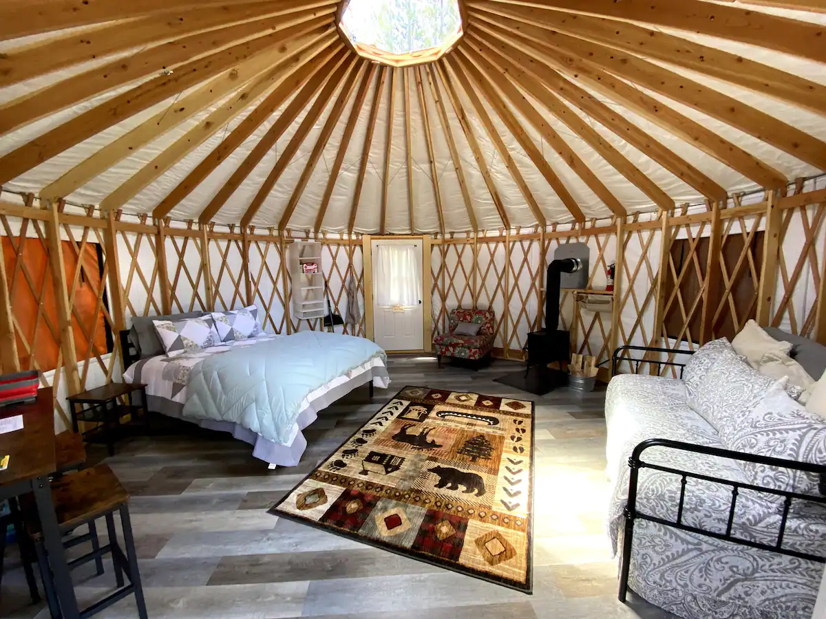Thompson Peak Yurt in Idaho