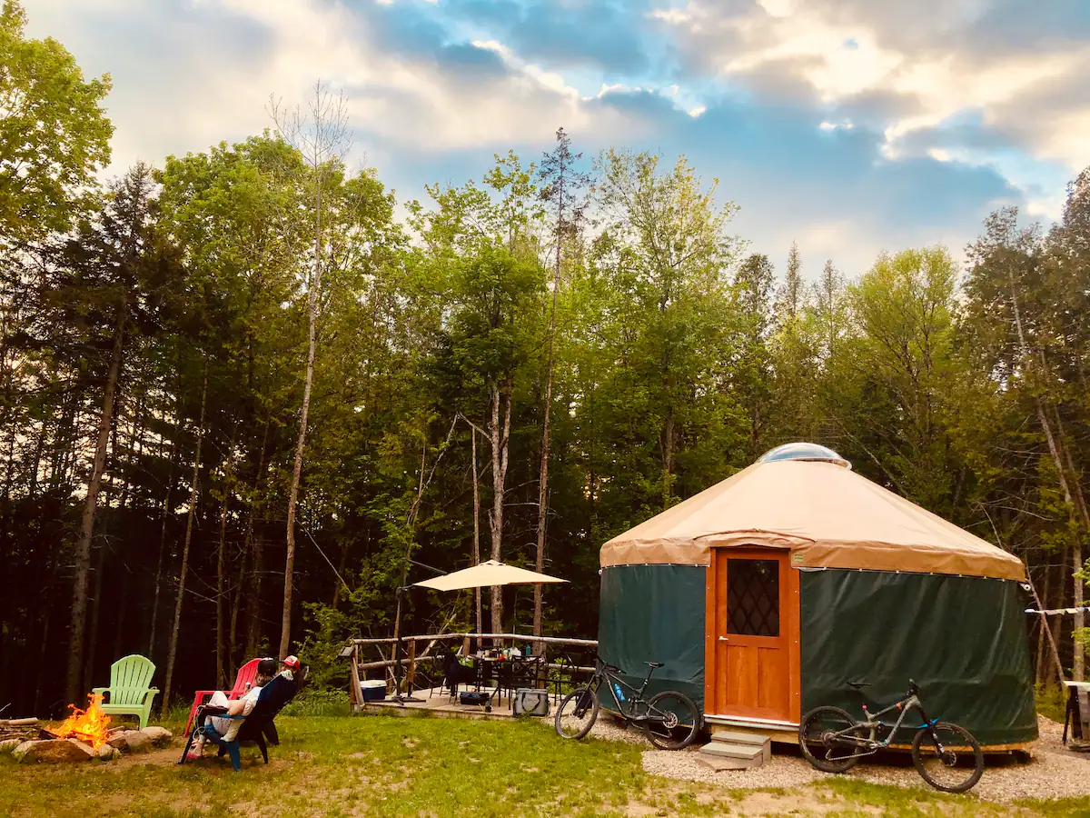 Vermont Yurt near Kingdom Trails
