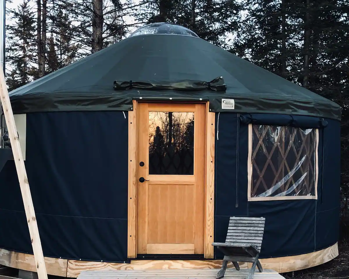 Yurt By the River - Minnesota Yurt Airbnb