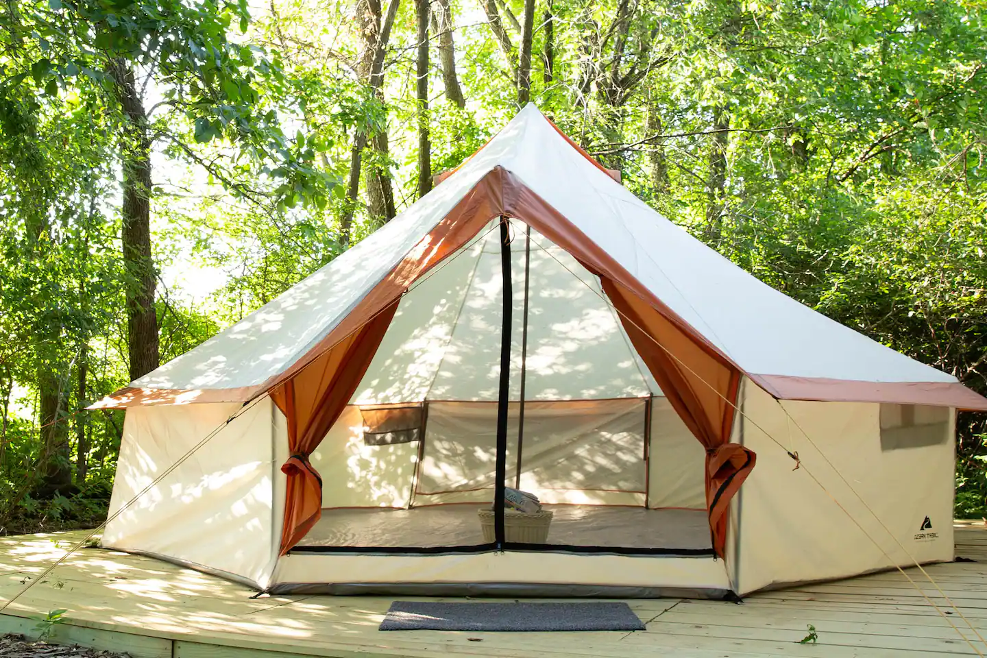 Yurt-Style Tent at Stone Creek Farm